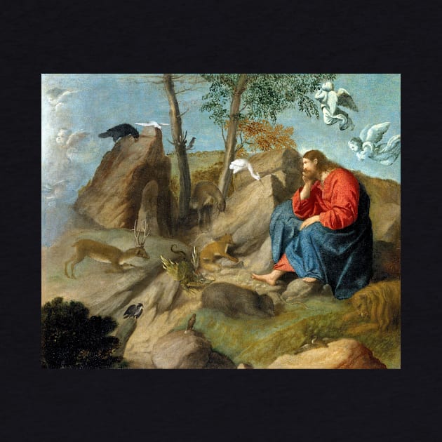 Moretto da Brescia Christ in the Wilderness by pdpress